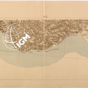 CARTA DELL'ASIA MINORE ORIENTALE - FOGLIO B3