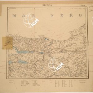 CARTA COROGRAFICA DELL' ASIA MINORE - FOGLIO XVIII - BRUSSA