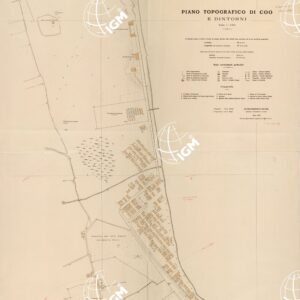 PIANO TOPOGRAFICO DI COO E DINTORNI FOGLIO N.O