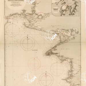 AMMIRAGLIATO INGLESE - BLACK SEA - SHEET III - ODESSA TO SEVASTOPOL