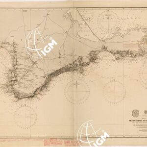 AMMIRAGLIATO INGLESE - BLACK SEA - SHEET IV - SEVASTOPOL TO KERTCH STRAIT