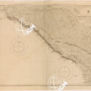 AMMIRAGLIATO INGLESE - BLACK SEA - SHEET VI - FORT ANAKRIA TO KERTCH STRAIT