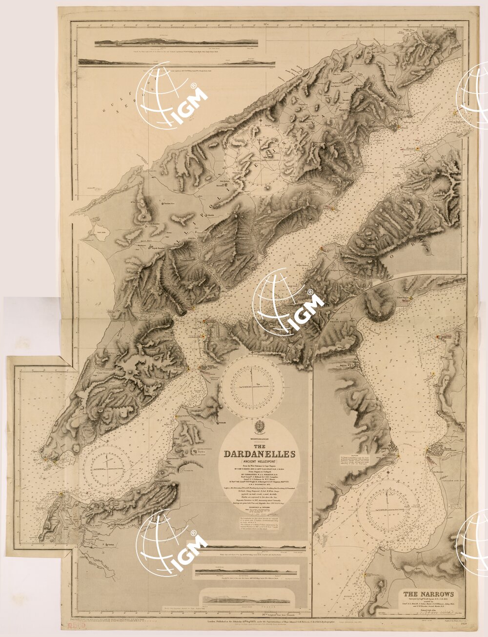 AMMIRAGLIATO INGLESE - THE DARDANELLES