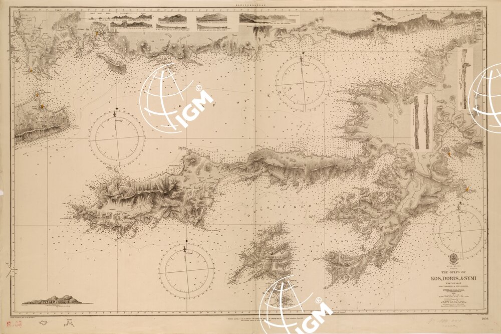 AMMIRAGLIATO INGLESE - THE GULFS OF KOS DORIS E SYMI