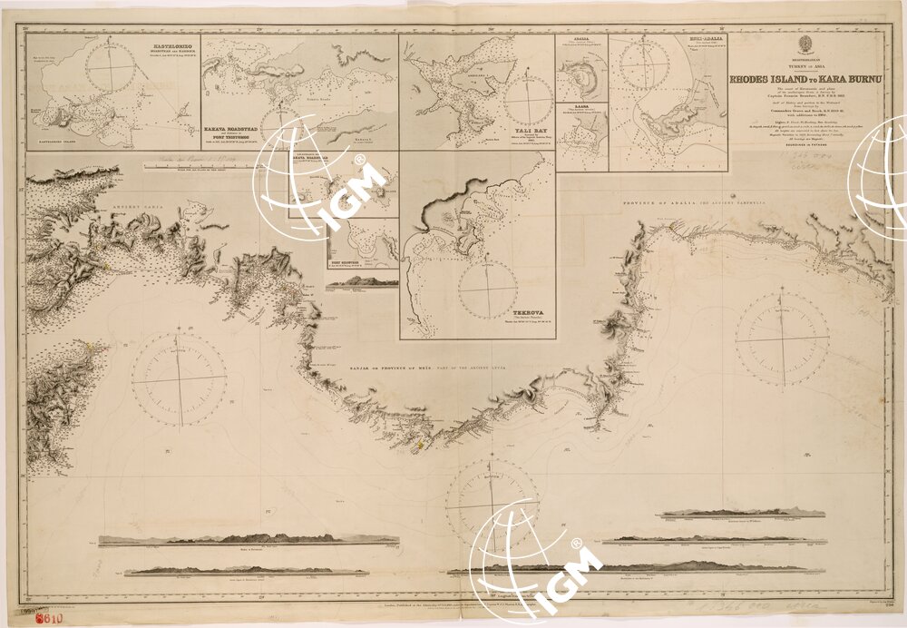 AMMIRAGLIATO INGLESE - RHODES ISLAND TO KARA BURNU