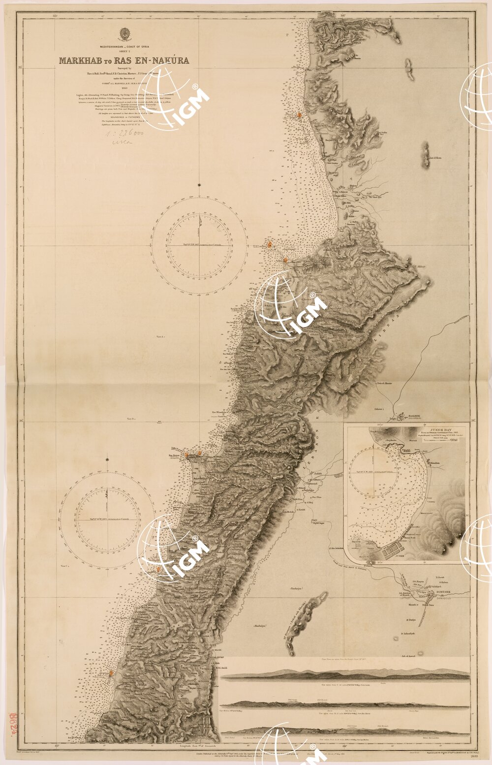 AMMIRAGLIATO INGLESE - MARKHAB TO RAS EN-NAKURA