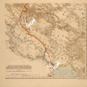 NOUVELLE CARTE GENERALE DES PROVINCES ASIATIQUES DE L'EMPIRE OTTOMAN - FOGLIO 6