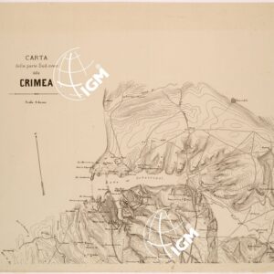 CARTA DELLA PARTE SUD - OVEST DELLA CRIMEA - FOGLIO I