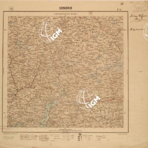 CARTA DEL REGNO D'ITALIA AL 200.000 - FOGLIO 02 - SONDRIO
