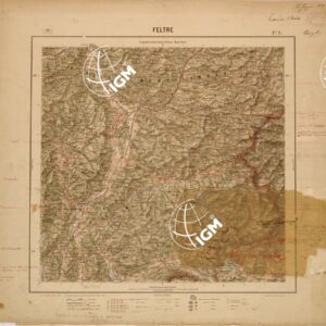 CARTA DEL REGNO D'ITALIA AL 200.000 - FOGLIO 04 - FELTRE