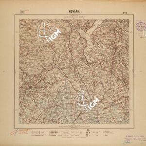 CARTA DEL REGNO D'ITALIA AL 200.000 - FOGLIO 09 - NOVARA