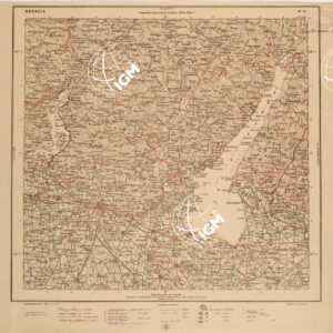 CARTA DEL REGNO D'ITALIA AL 200.000 - FOGLIO 11 - BRESCIA