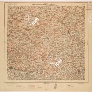 CARTA DEL REGNO D'ITALIA AL 200.000 - FOGLIO 12 - VERONA - PADOVA