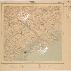 CARTA DEL REGNO D'ITALIA AL 200.000 - FOGLIO 13 - VENEZIA