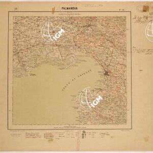 CARTA DEL REGNO D'ITALIA AL 200.000 - FOGLIO 14 - PALMANOVA