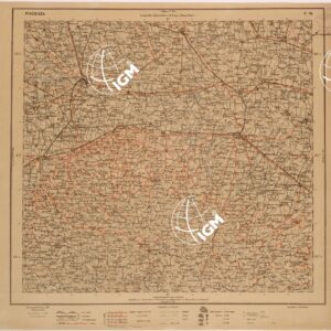 CARTA DEL REGNO D'ITALIA AL 200.000 - FOGLIO 18 - PIACENZA