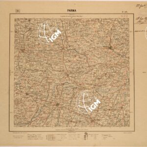 CARTA DEL REGNO D'ITALIA AL 200.000 - FOGLIO 19 - PARMA