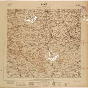 CARTA DEL REGNO D'ITALIA AL 200.000 - FOGLIO 23 - CUNEO