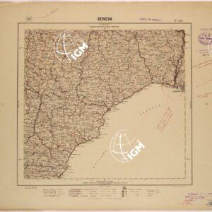 CARTA DEL REGNO D'ITALIA AL 200.000 - FOGLIO 24 - GENOVA