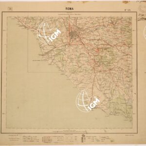 CARTA DEL REGNO D'ITALIA AL 200.000 - FOGLIO 49 - ROMA