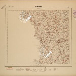 CARTA DEL REGNO D'ITALIA AL 200.000 - FOGLIO 61 - BONORVA