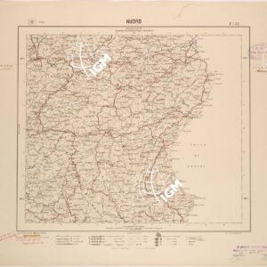 CARTA DEL REGNO D'ITALIA AL 200.000 - FOGLIO 62 - NUORO