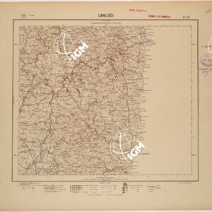CARTA DEL REGNO D'ITALIA AL 200.000 - FOGLIO 69 - LANUSEI