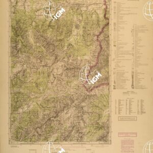 JUGOSLAVIA AL 25.000 - EDIZIONE TEDESCA - TOLMIN 9-2-A