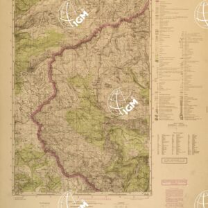 JUGOSLAVIA AL 25.000 - EDIZIONE TEDESCA - TOLMIN 9-2-D.