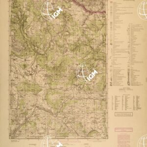 JUGOSLAVIA AL 25.000 - EDIZIONE TEDESCA - TOLMIN 9-4-B.