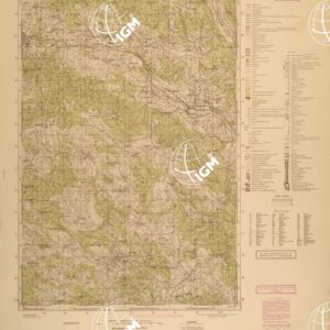 JUGOSLAVIA AL 25.000 - EDIZIONE TEDESCA - NOVO MESTO 26-1-C.