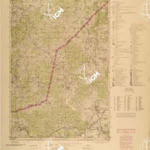 JUGOSLAVIA AL 25.000 - EDIZIONE TEDESCA - NOVO MESTO 26-4-B.
