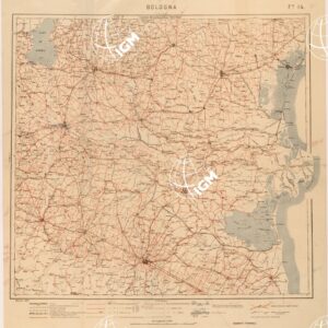 CARTA LOGISTICA - FOGLIO 14 - BOLOGNA