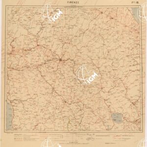 CARTA LOGISTICA - FOGLIO 19 - FIRENZE