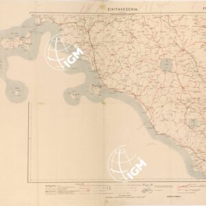 CARTA LOGISTICA - FOGLIO 21 - CIVITAVECCHIA