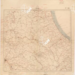 CARTA LOGISTICA - FOGLIO 22 - ROMA