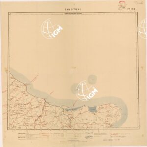 CARTA LOGISTICA - FOGLIO 23 - SAN SEVERO