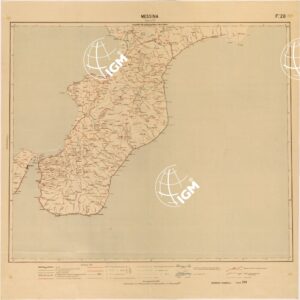 CARTA LOGISTICA - FOGLIO 28 - MESSINA
