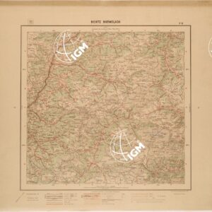 CARTA D'ITALIA - FOGLIO 011 - MONTE MARMOLADA