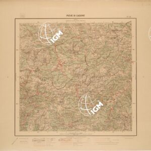 CARTA D'ITALIA - FOGLIO 012 - PIEVE DI CADORE