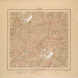 CARTA D'ITALIA - FOGLIO 023 - BELLUNO