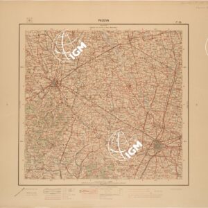 CARTA D'ITALIA - FOGLIO 050 - PADOVA