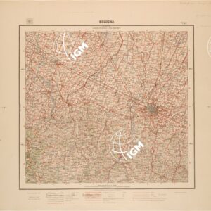 CARTA D'ITALIA - FOGLIO 087 - BOLOGNA