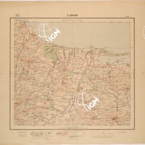 CARTA D'ITALIA - FOGLIO 155 - S. SEVERO