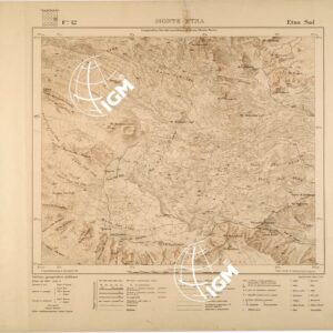 MONTE ETNA - FOGLIO 12 - ETNA SUD