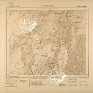 MONTE ETNA - FOGLIO 15 - ETNA SUD