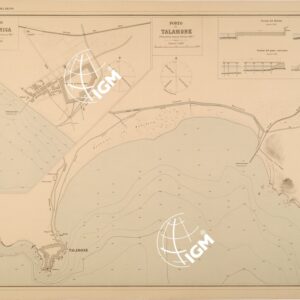 ALBUM DEI PORTI MARITTIMI DEL REGNO D'ITALIA - TAVOLA 10 - PORTI DI FOLLONICA - TALAMONE