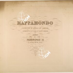 MAPPAMONDO DELL'ING. RAFFAELE MANCINI - TITOLO.