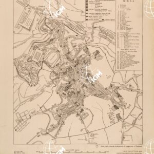 PIANTA DELLA CITTA' DI SIENA