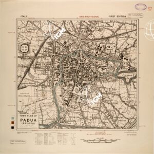 TOWN PLAN OF PADUA ( PADOVA )